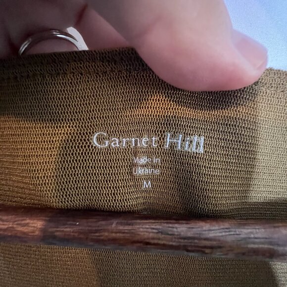 Garnet Hill Womens Ditzy Floral Faux Wrap Maxi Dress Size M Forest Fairy Earthy - Picture 11 of 16